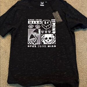 Mindful Expressions Black Graphic Tee